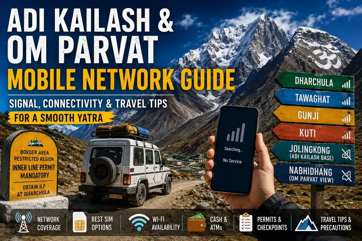 Mobile Network in Adi Kailash & Om Parvat