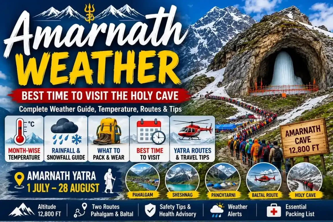 Amarnath Weather – Best Time to Visit Amarnath Amarnath Weather – Best Time to Visit Amarnath
