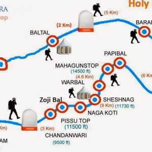 How to Reach – Amarnath Route Map