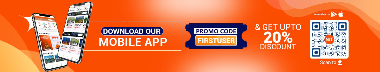 Namaste India Trip Mobile App Banner