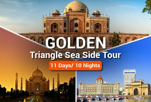 Golden Triangle Sea Side Tour Package
