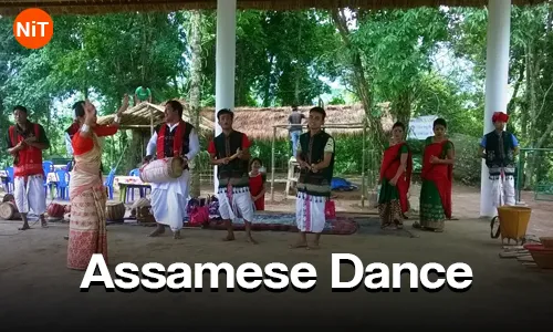 3.2 traditional Assamese dance performance