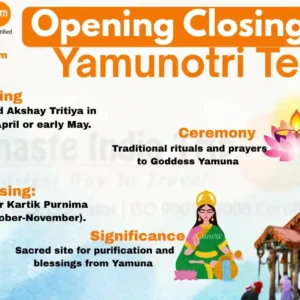 Yamunotri Yatra Opening Dates for 2026